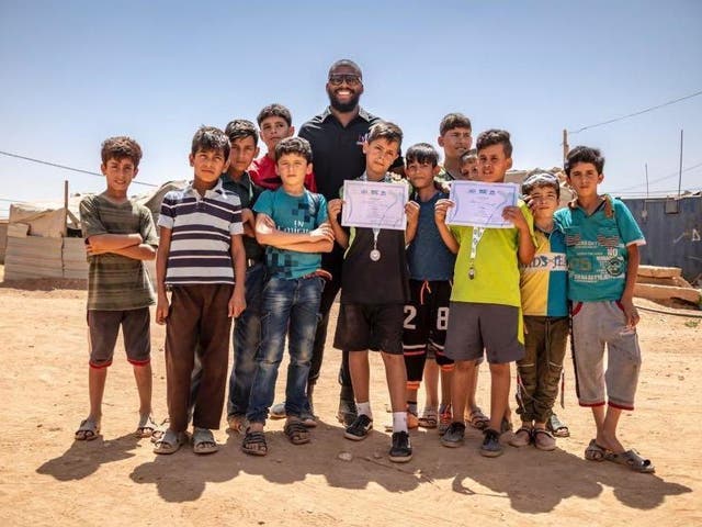 The Badou Jack Foundation is supporting refugees