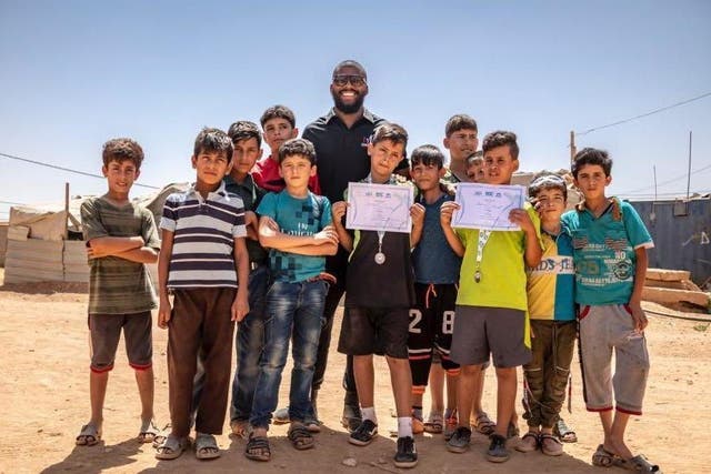 The Badou Jack Foundation is supporting refugees