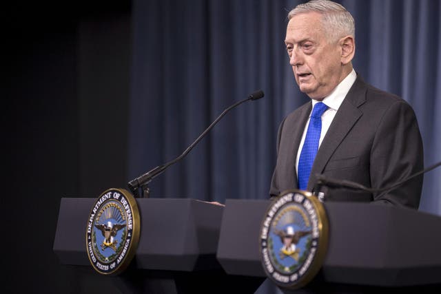 US Defence Secretary James Mattis said Iran has been "put on notice" for its "continued mischief" in the Middle East