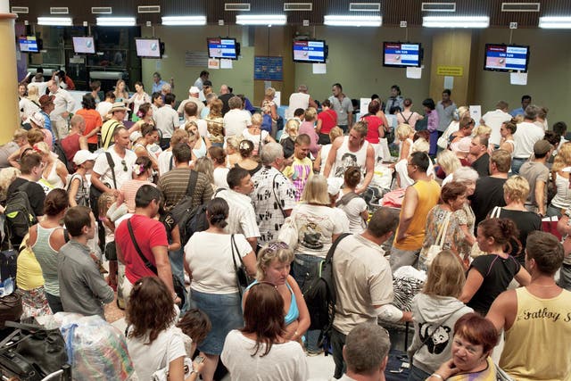 Queues at check-in are a common source of frustration