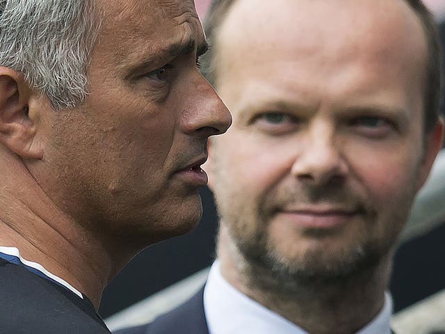 Jose Mourinho and Ed Woodward did not see eye-to-eye over transfers this summer