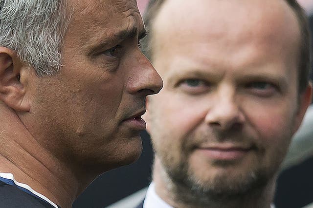 Jose Mourinho and Ed Woodward did not see eye-to-eye over transfers this summer