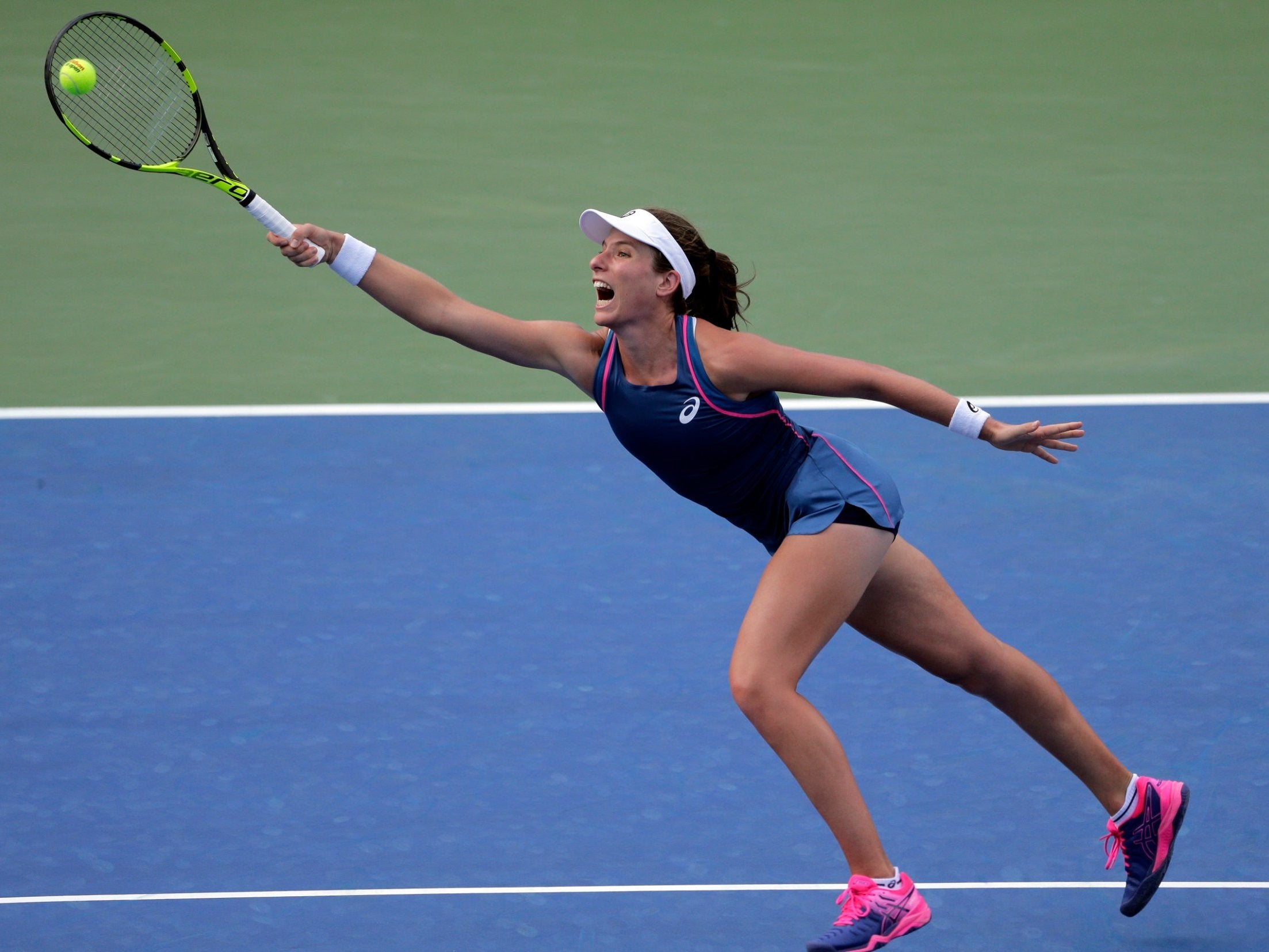 Konta has won just two matches in her last five Grand Slam tournaments