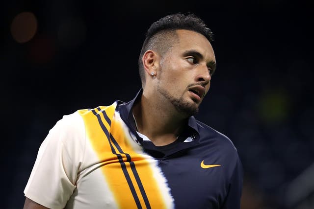 Nick Kyrgios was unhappy with the USTA's use of a heat break