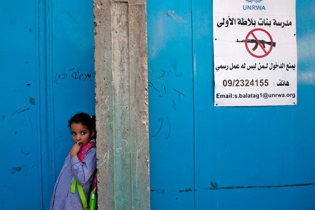 The UNRWA provides health care, education and social services to Palestinians in the West Bank, Gaza Strip, Jordan, Syria and Lebanon
