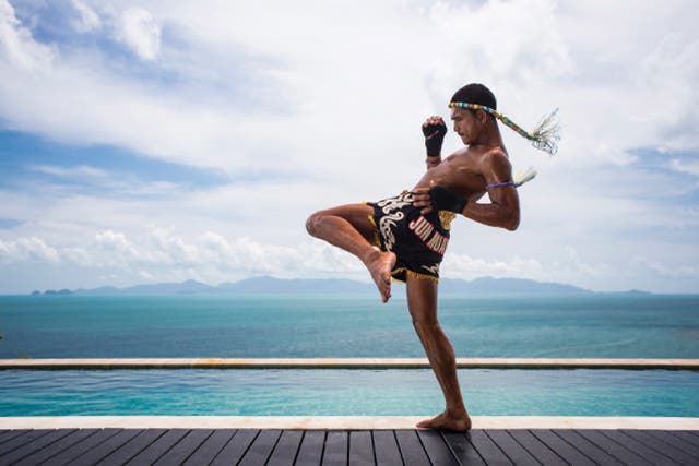 Just for kicks: infinity pools, spas and smoothies make for a relaxing backdrop to some serious fighting 