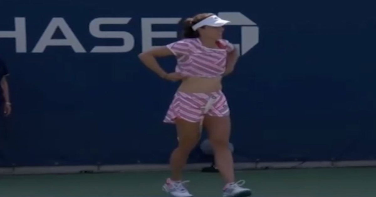 US Open: Sexism row erupts over Alize Cornet wardrobe malfunction - Yahoo  Sport