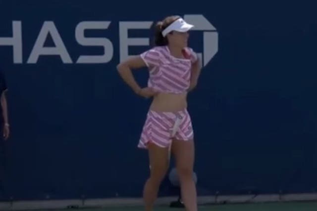 Cornet then returned to prepare for play but was given a code violation instead