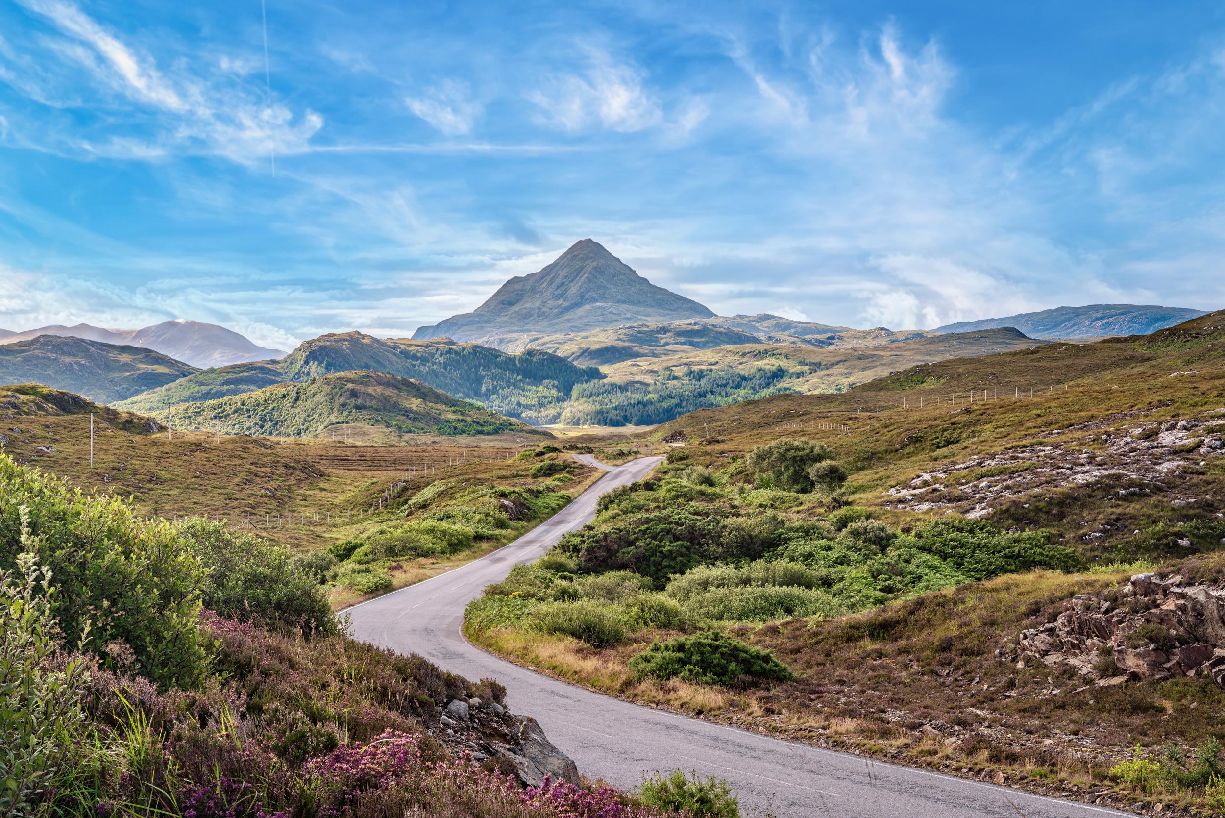 Ben Stack mountain, Scotland