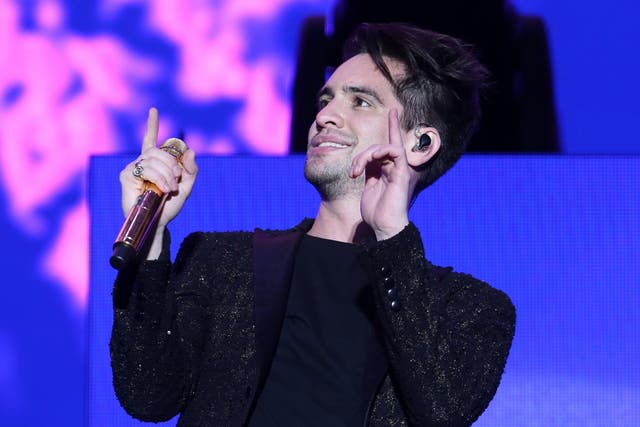 Brendon Urie of Panic! At The Disco performs at Reading Festival 2018