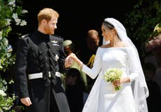 Prince Harry and Meghan’s royal wedding outfits to go on display