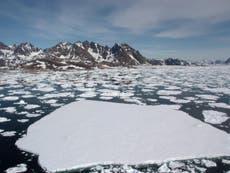 Ice in Alaska melting far earlier than normal this year