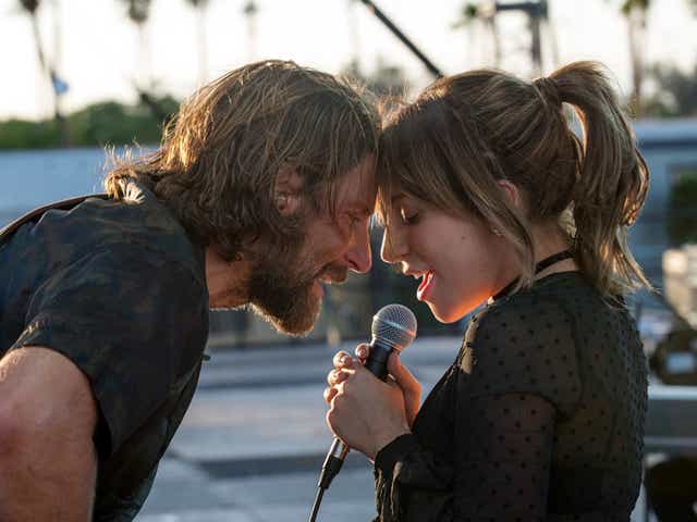 Cooper with Lady Gaga in ‘A Star is Born’ (AP)
