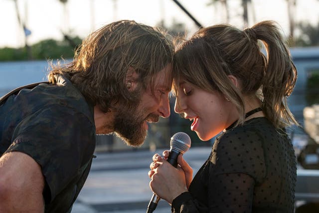 Cooper with Lady Gaga in ‘A Star is Born’ (AP)