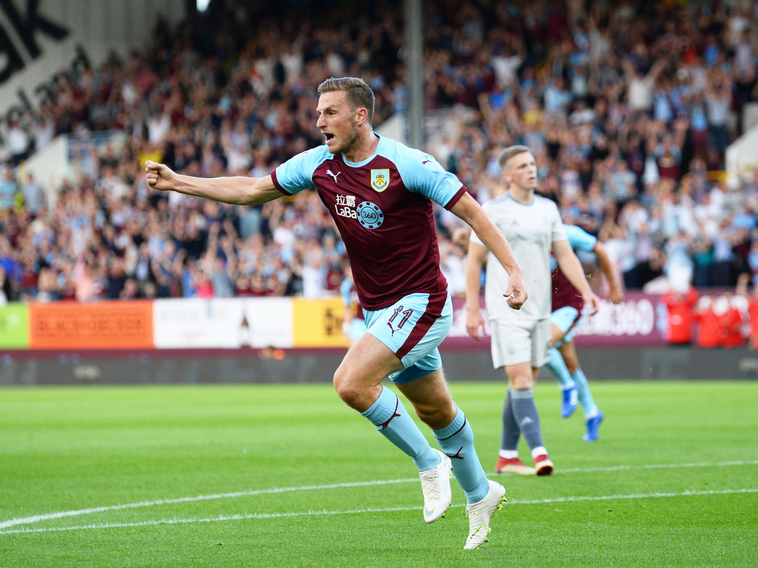 Chris Wood has scored twice in Burnley three qualifying roundsq