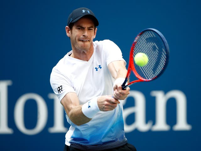 Andy Murray in action against Fernando Verdasco