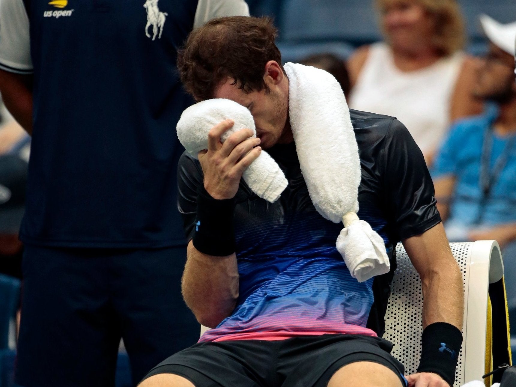 Andy Murray looked short of full sharpness in New York