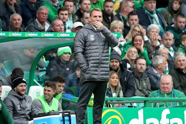 For once Celtic do not seem as dominant as they have been under Brendan Rodgers