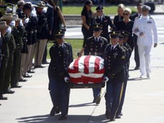 John McCain funeral was ‘unmistakeable rebuke’ to Donald Trump