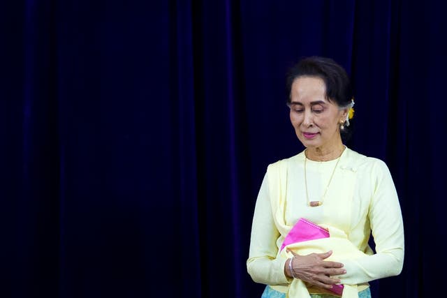 Aung San Suu Kyi has yet to comment on a UN report that concluded Myanmar's military had committed genocide