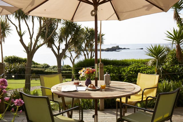 <p>The Old Coastguard Hotel boasts stunning views of the ocean</p>
