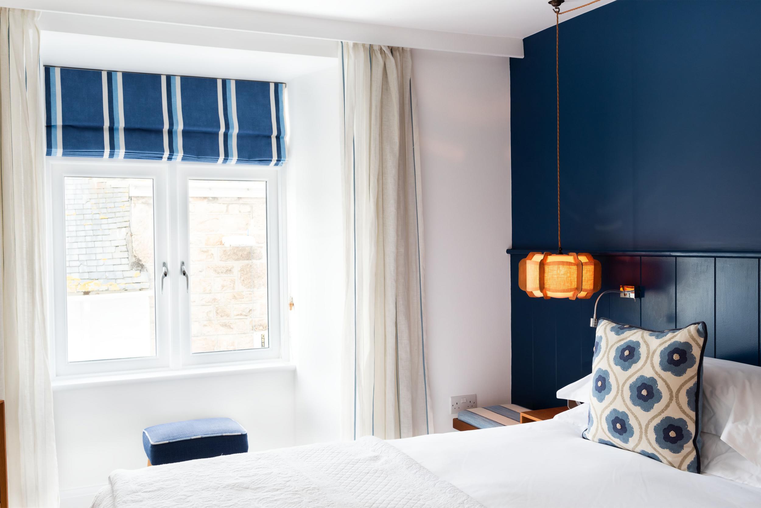 Relax in the clean, crisp interior of the Trevose House Hotel