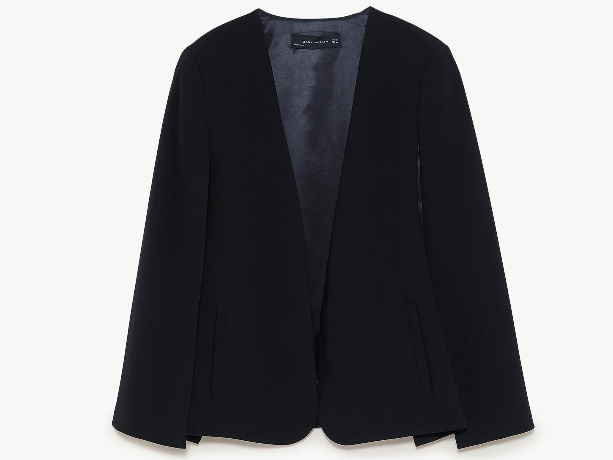 Cape jacket, £69.99, Zara