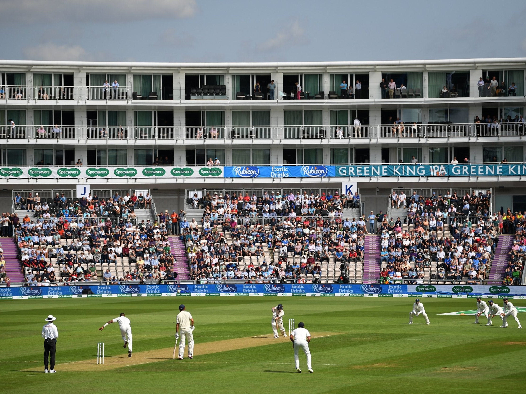 The Ageas Bowl on day one of the fourth Test