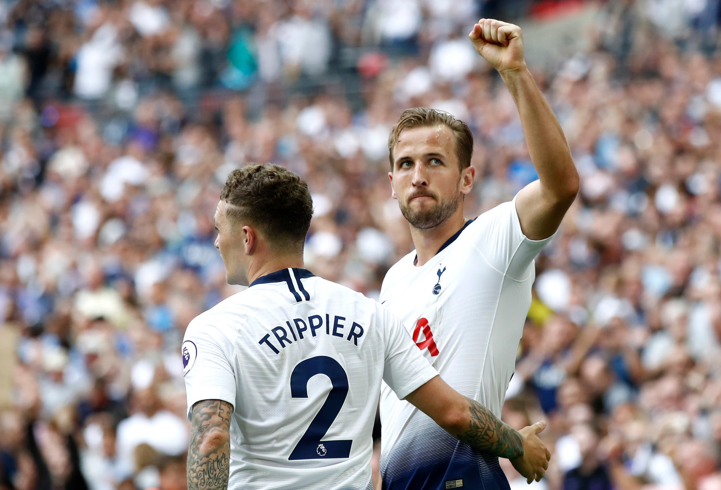 Trippier sees no sign of Harry Kane slowing down