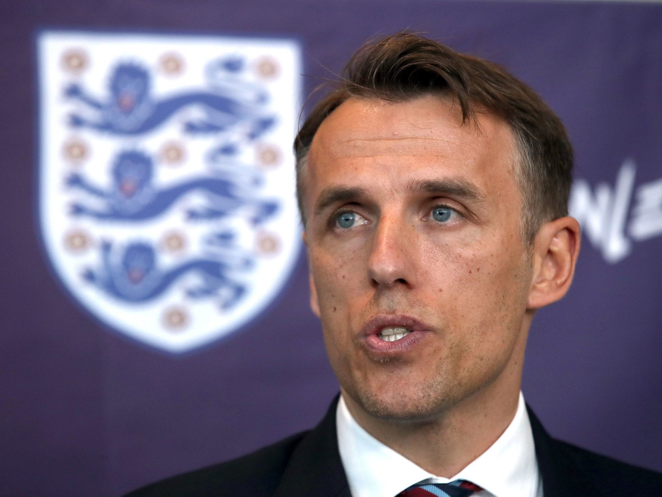 Phil Neville wants England to play without fear in Newport