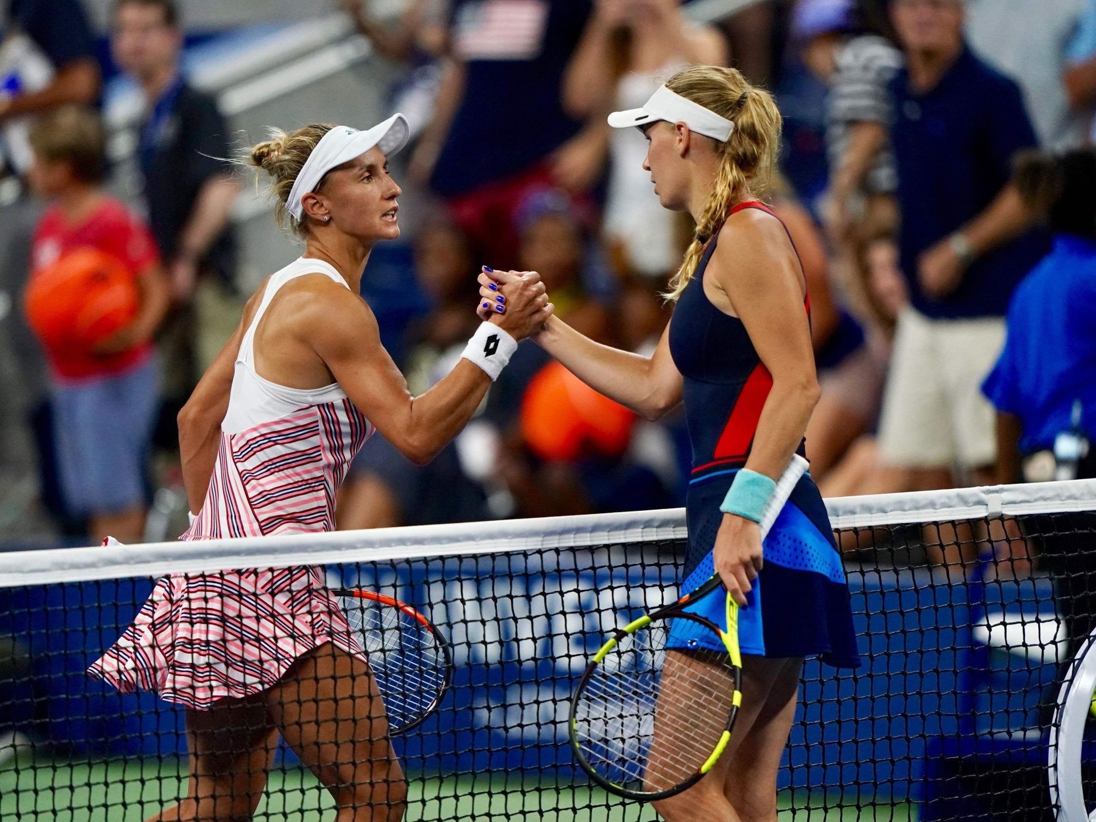Wozniacki has not looked like the same player who won in Melbourne earlier this year