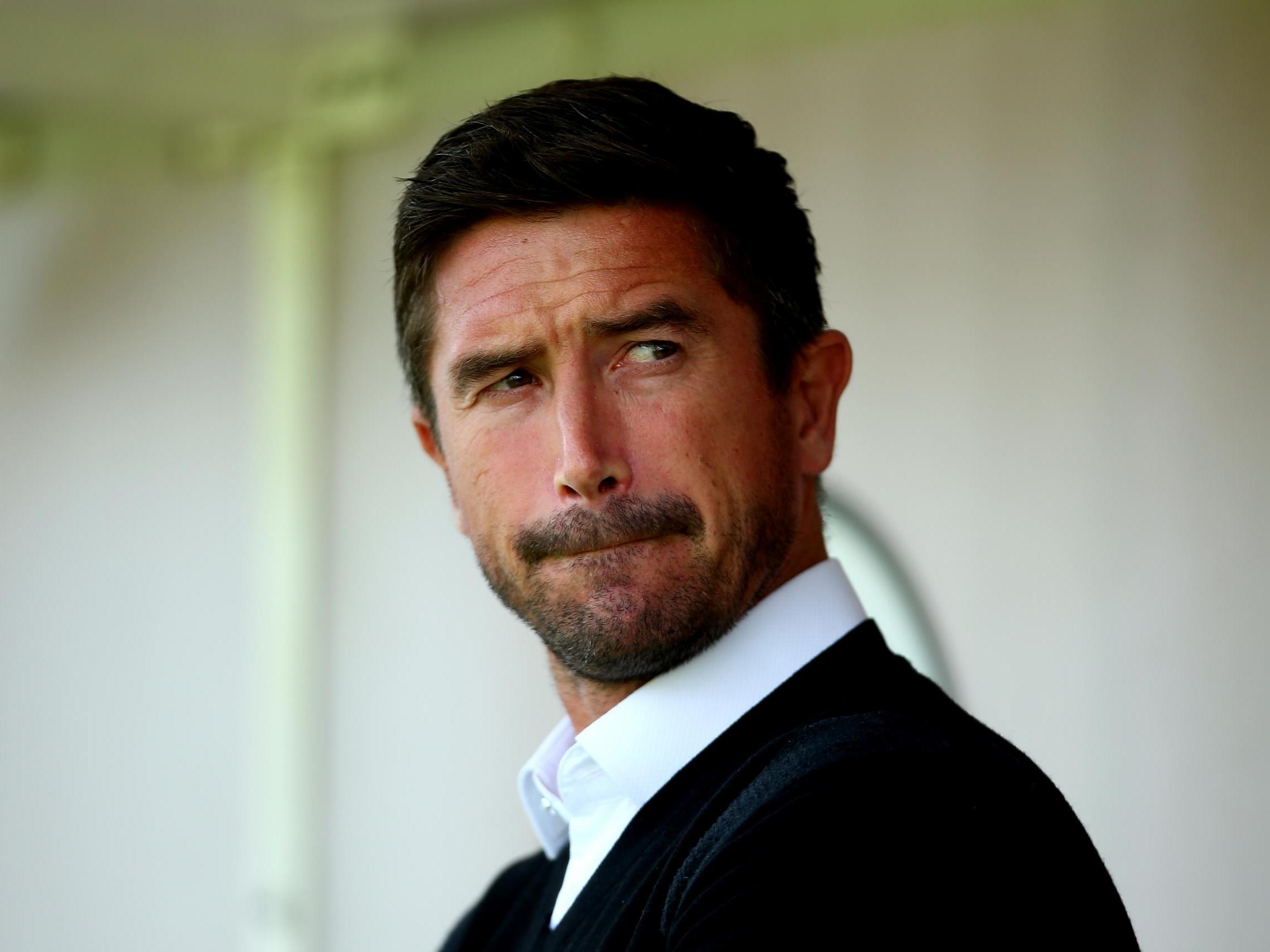Harry Kewell, manager of Crawley Town