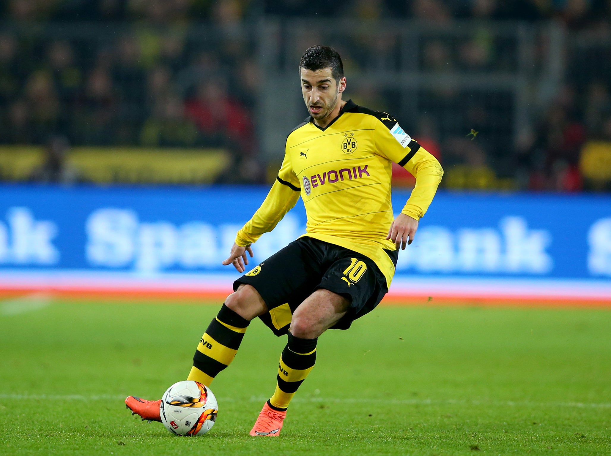 Henrikh Mkhitaryan was left at home by Dortmund in 2015