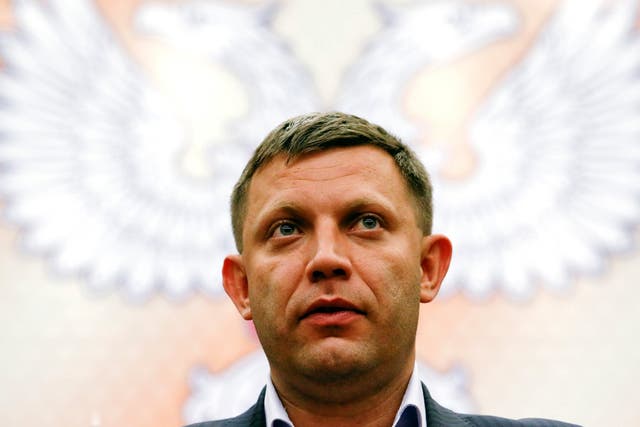 Zakharchenko was head of the self-proclaimed Donetsk People's Republic