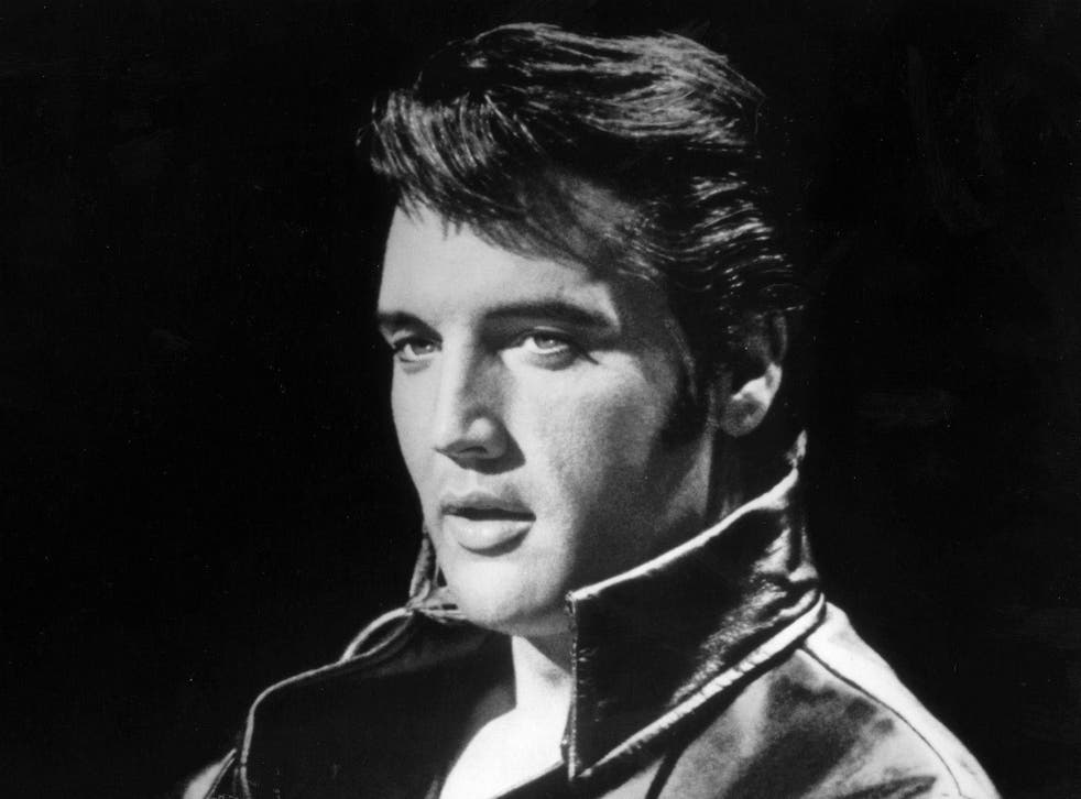Elvis Presley at his Comeback Special which aired on NBC in 1968