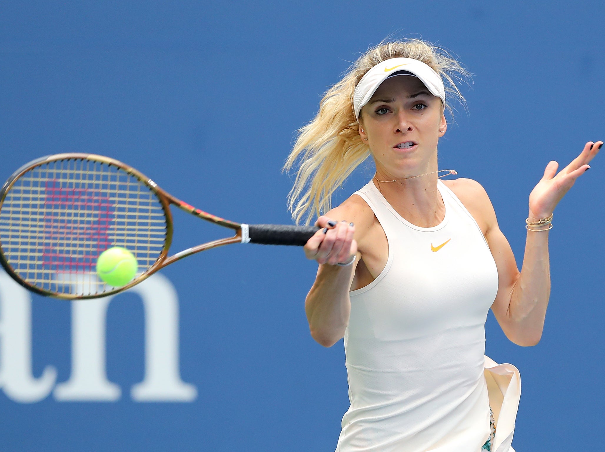 Elina Svitolina saw off Qiang Wang