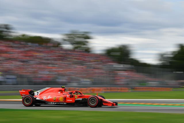 Kimi Raikkonen posted the fastest lap in qualifying
