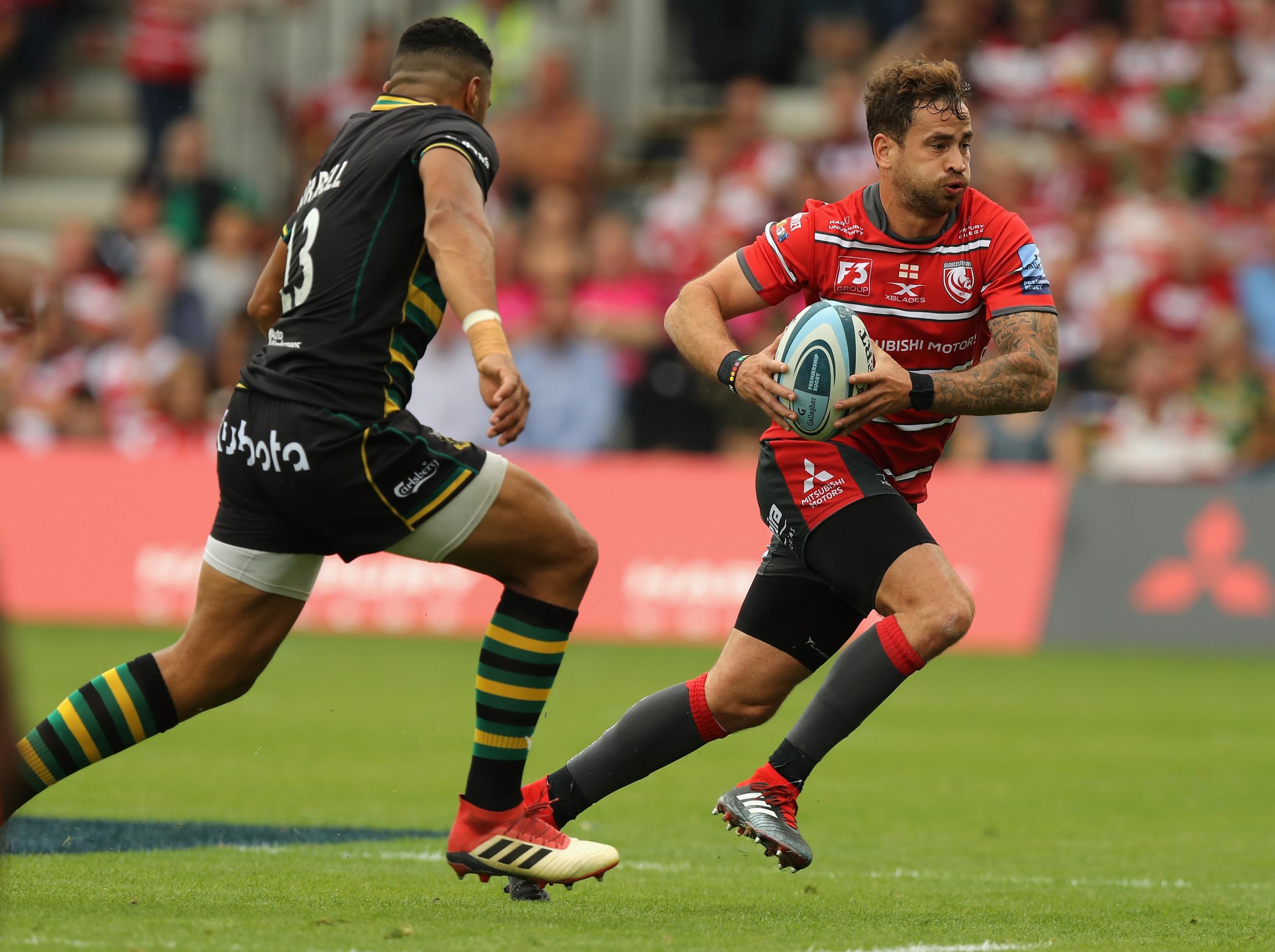 Danny Cipriani led Gloucester to victory over Northampton on his debut