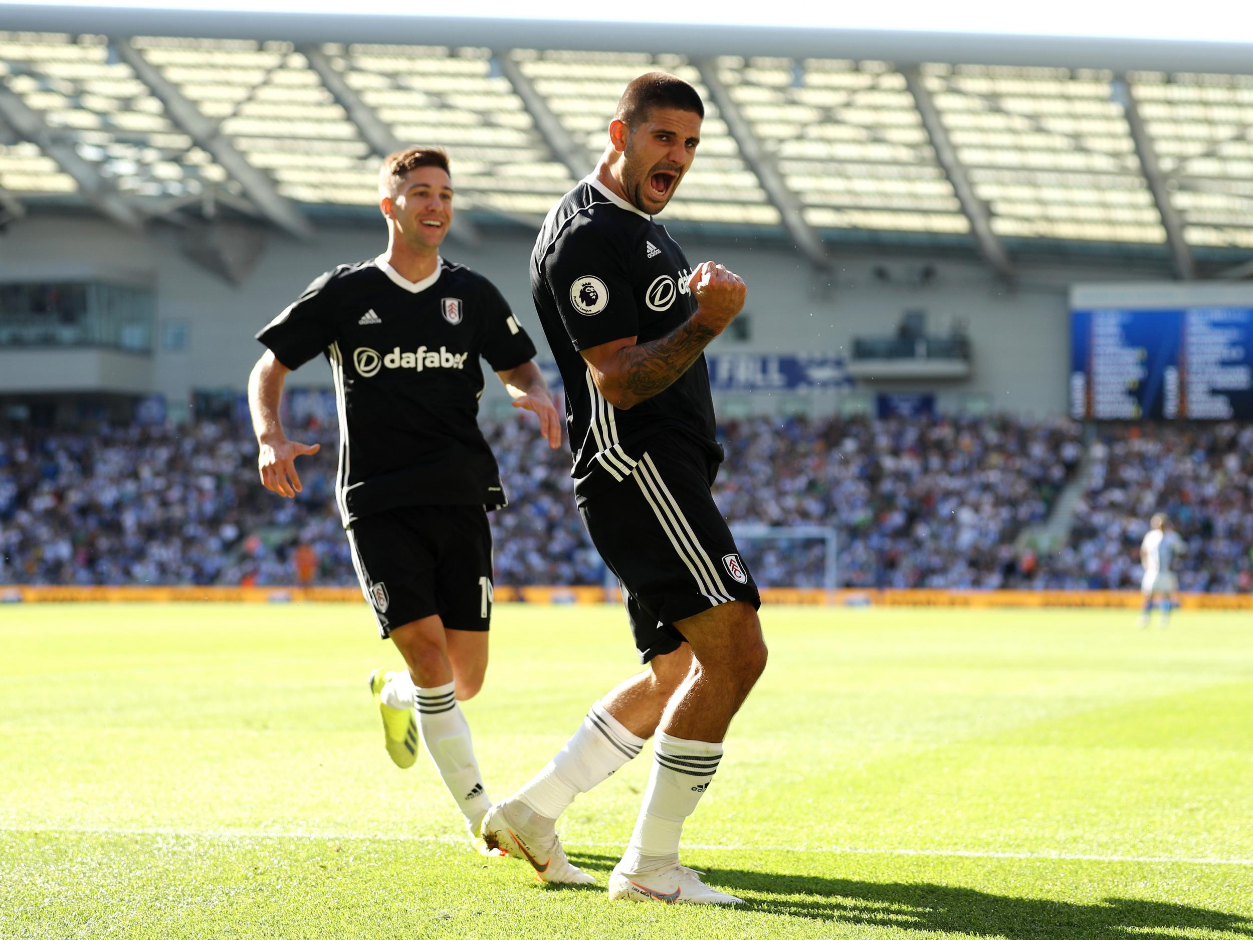 Aleksandar Mitrovic put Fulham two goals in front