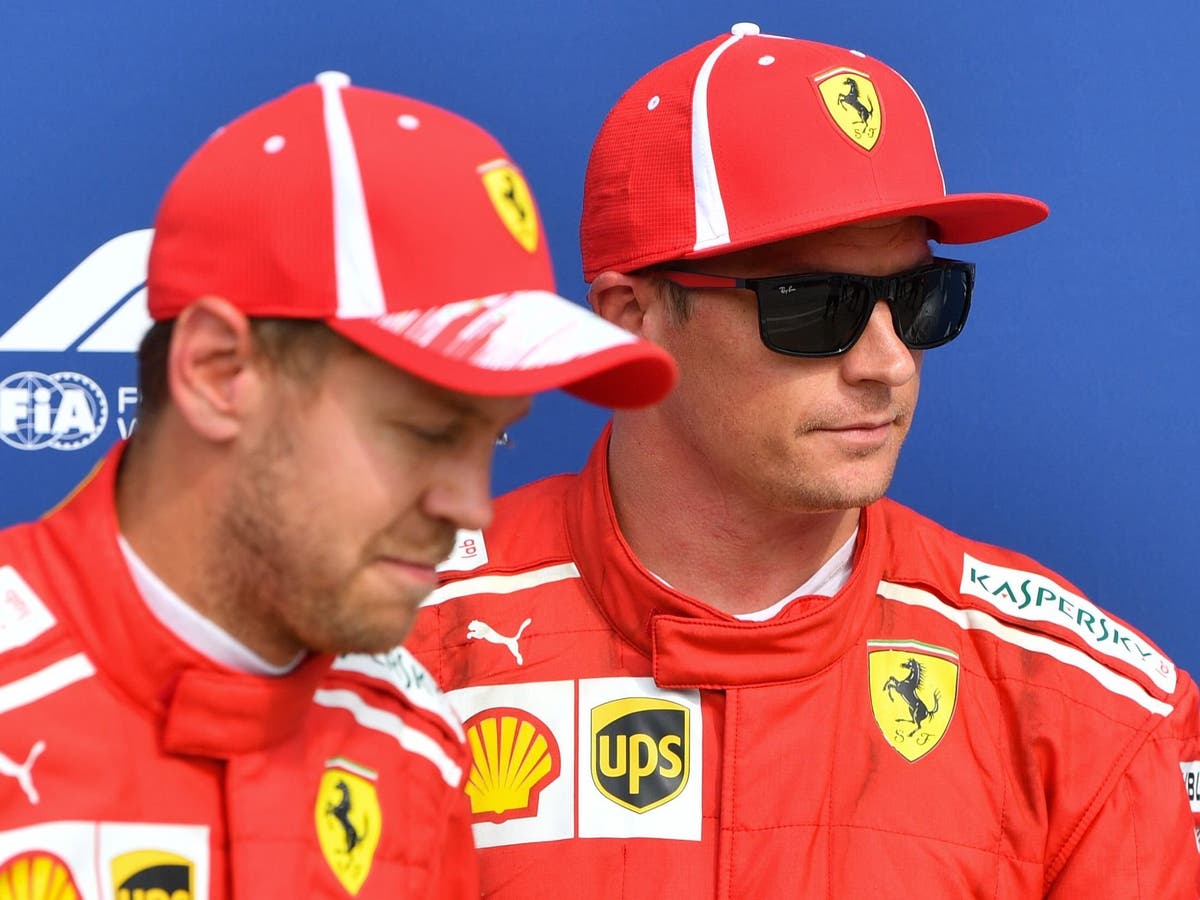 Italian Grand Prix: Sebastian Vettel’s chagrin highlights Ferrari’s Monza dilemma after Kimi Raikkonen pole