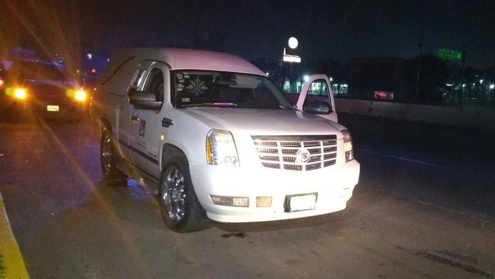 Police in Jalisco say they caught a man who stole a hearse — complete with a corpse inside