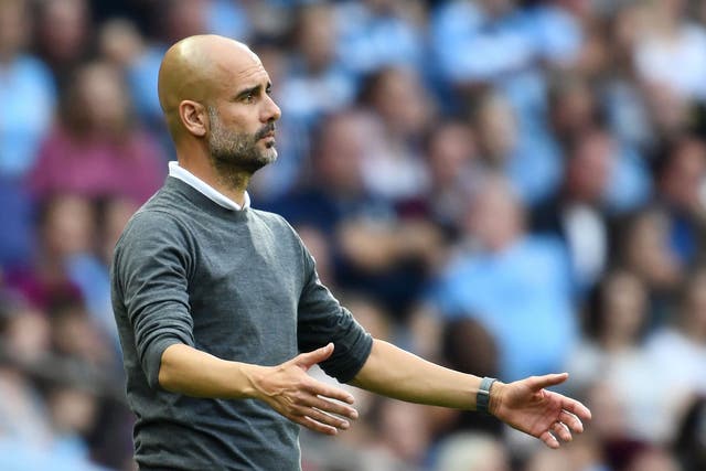 Pep Guardiola is pleased with how his side have started the season