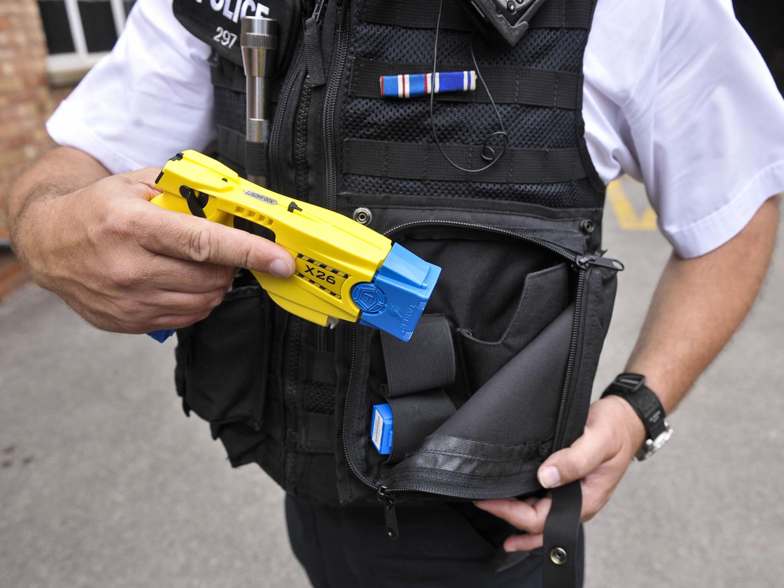 Police officers must pass training courses in order to carry Tasers