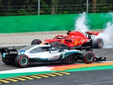 Hamilton and Vettel blame each other as Mercedes revel in surprise win