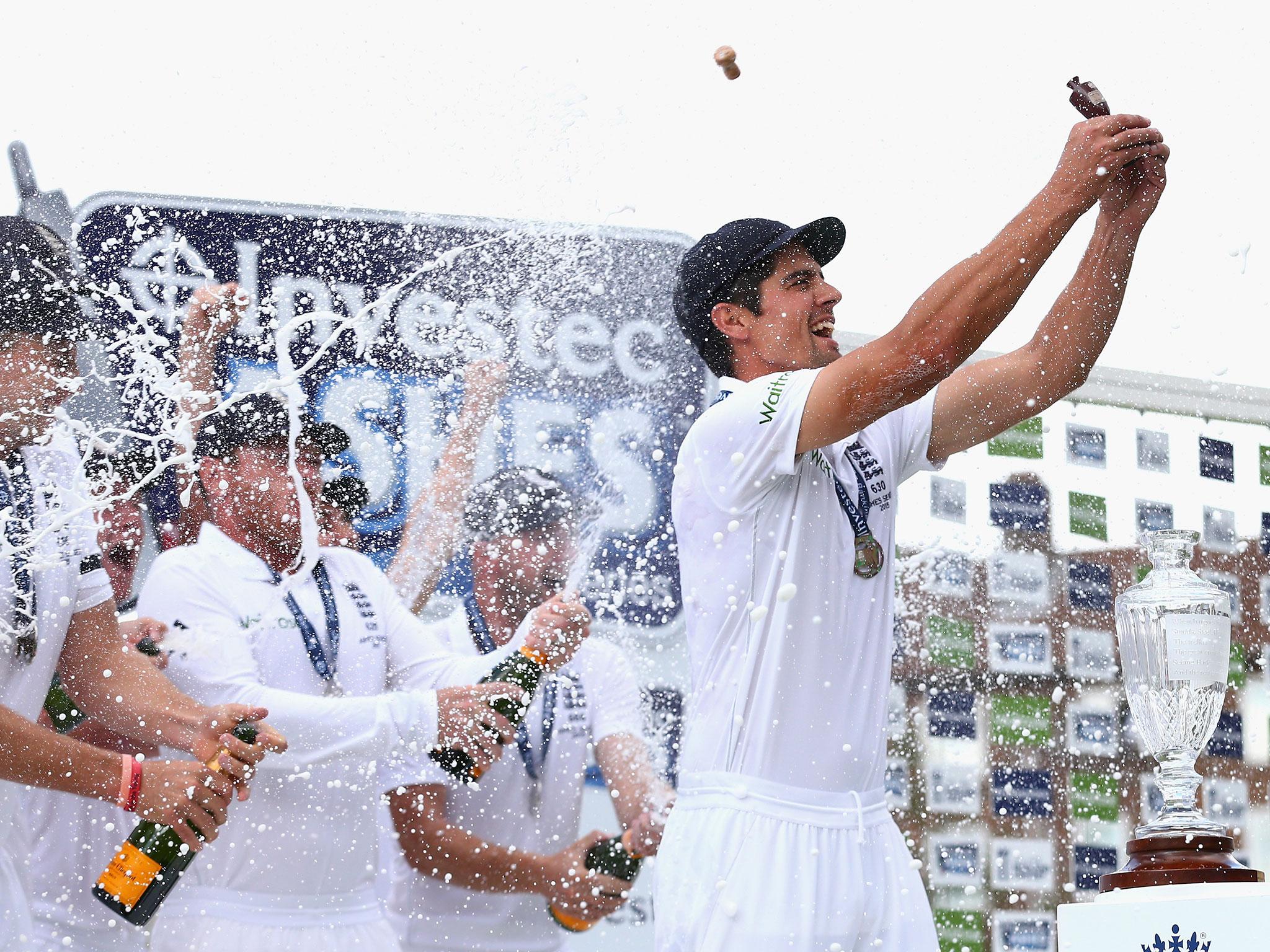 Cook won the Ashes four times