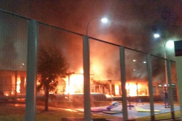 Detainees set parts of Yongah Hill immigration detention centre alight amid ongoing concerns over their welfare and status, following the alleged attempted suicide of an inmate.