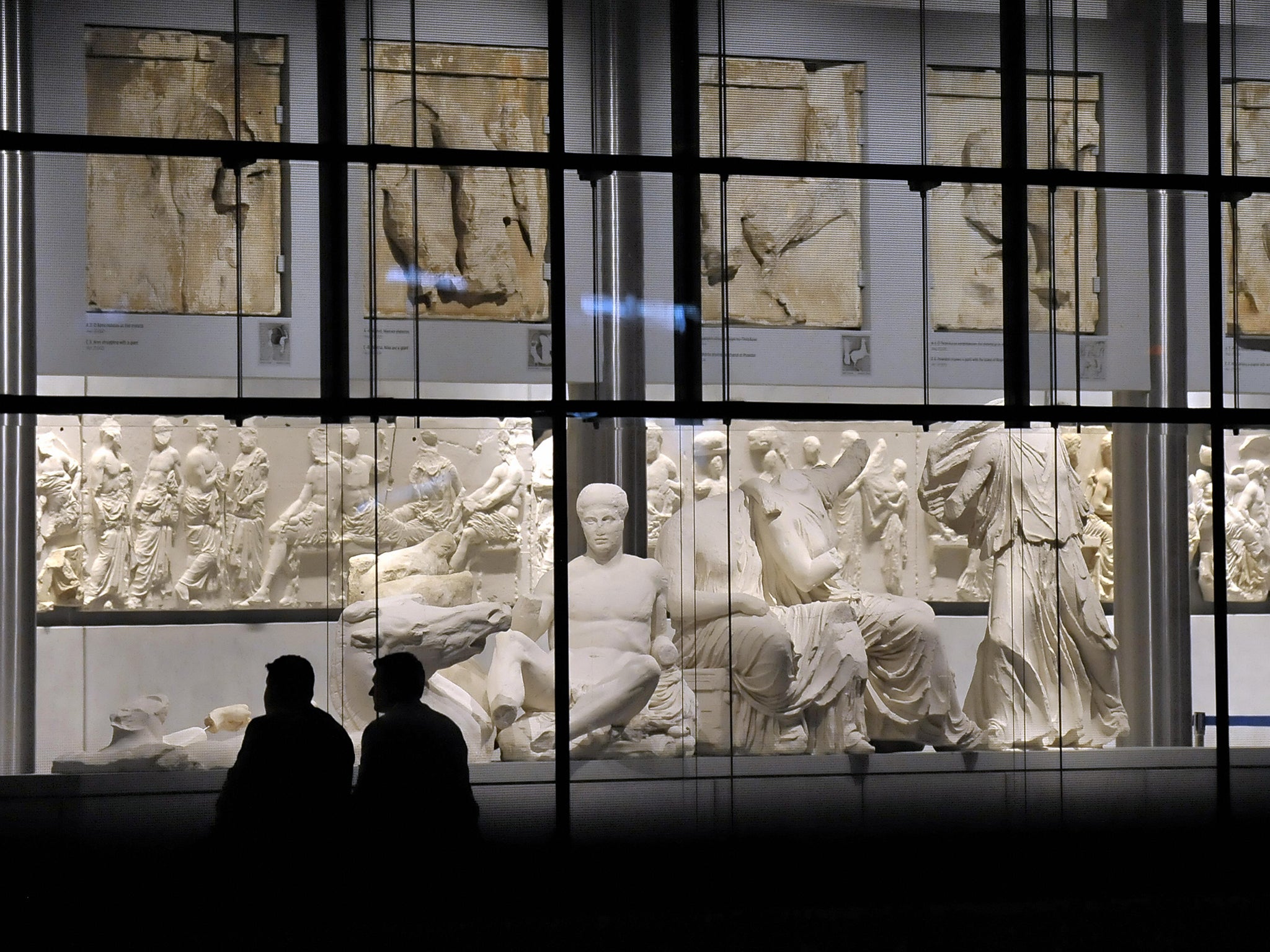 The Parthenon hall of the Acropolis Museum in Athens