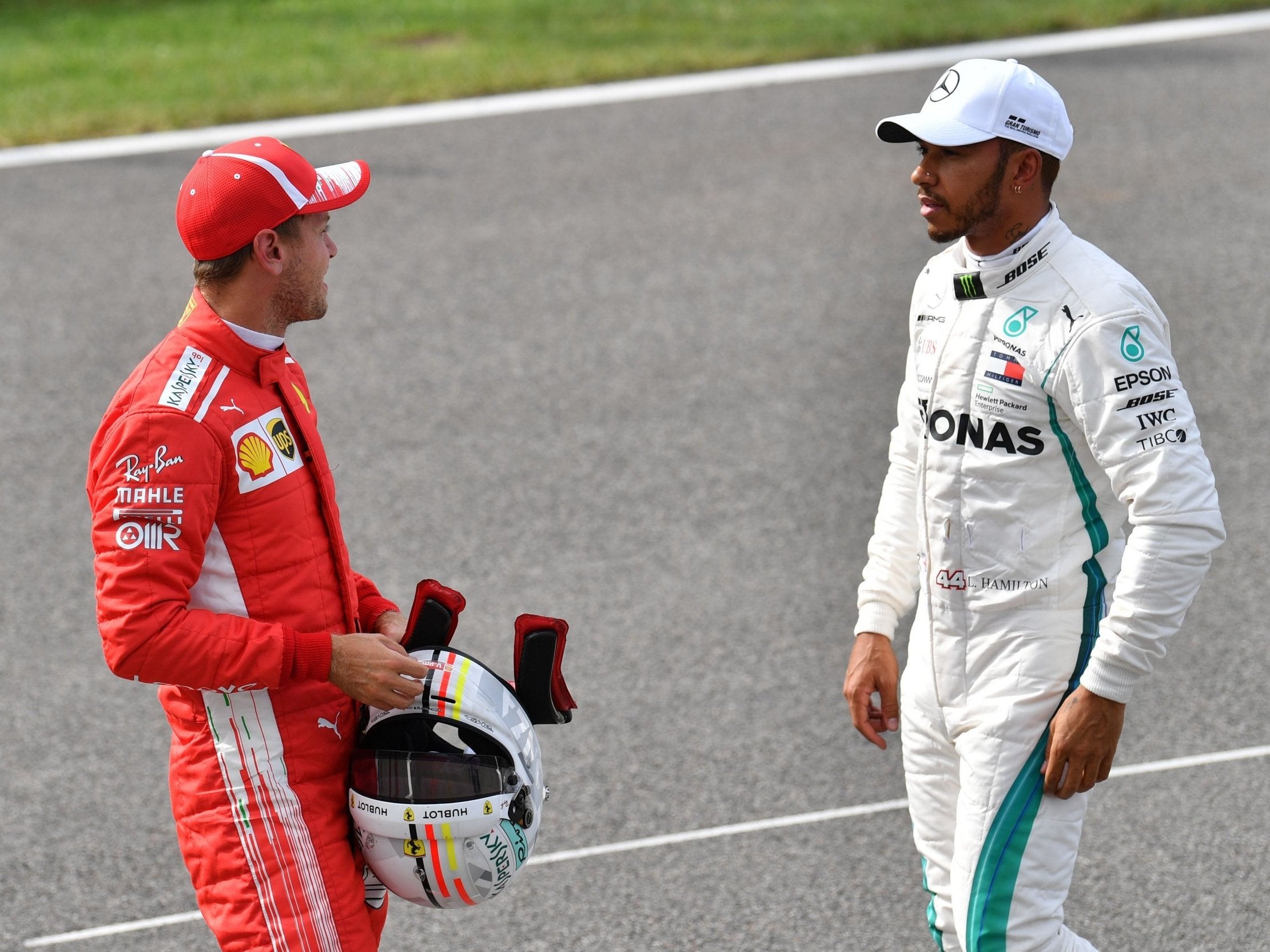 Hamilton stretched his championship lead to 30 points over Vettel (AFP/Getty)