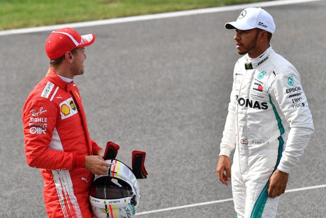 Lewis Hamilton stretched his championship lead to 30 points over Sebastian Vettel