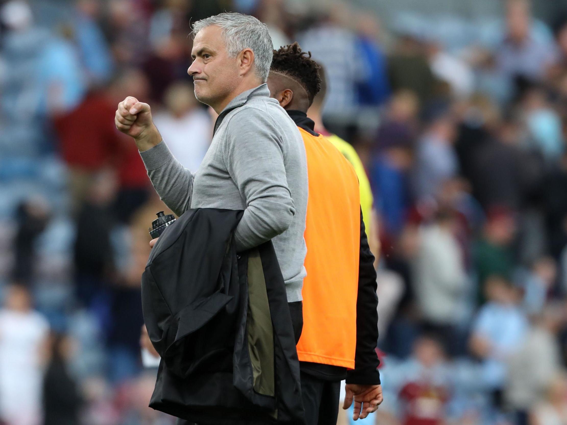 The win over Burnley eased the pressure on Mourinho (AFP/Getty)